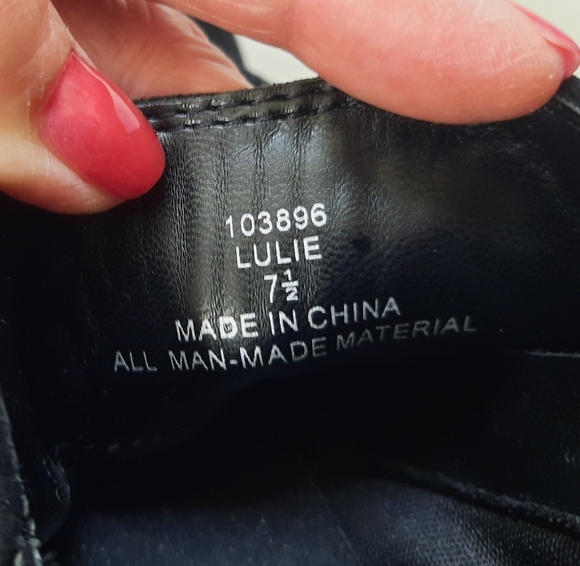 Michael Shannon Black Ankle Booties with Buckle Detail 7.5 - Picture 8 of 9